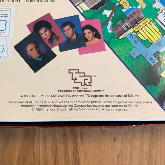 1985 All My Children Vintage Board Game of Romance & Intrigue by TSR Complete - Picture 8 of 13